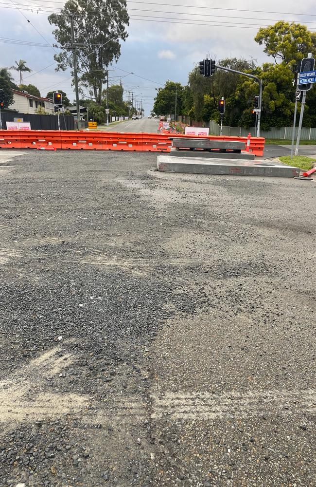 An Eagleby road will be closed to traffic until a new contractor can be found. Picture: Contributed