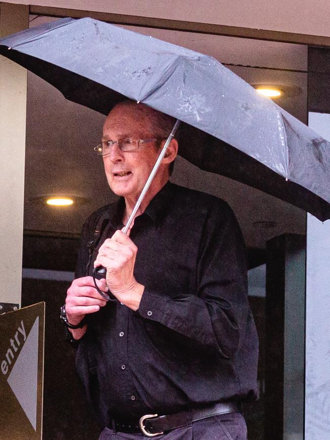 Nicolaas Ockert Bester outside Hobart Magistrates Court. Picture: Linda Higginson