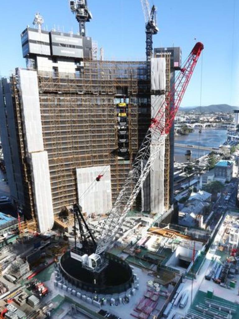 Construction is at its peak with 1,700 workers on site. Picture: Supplied