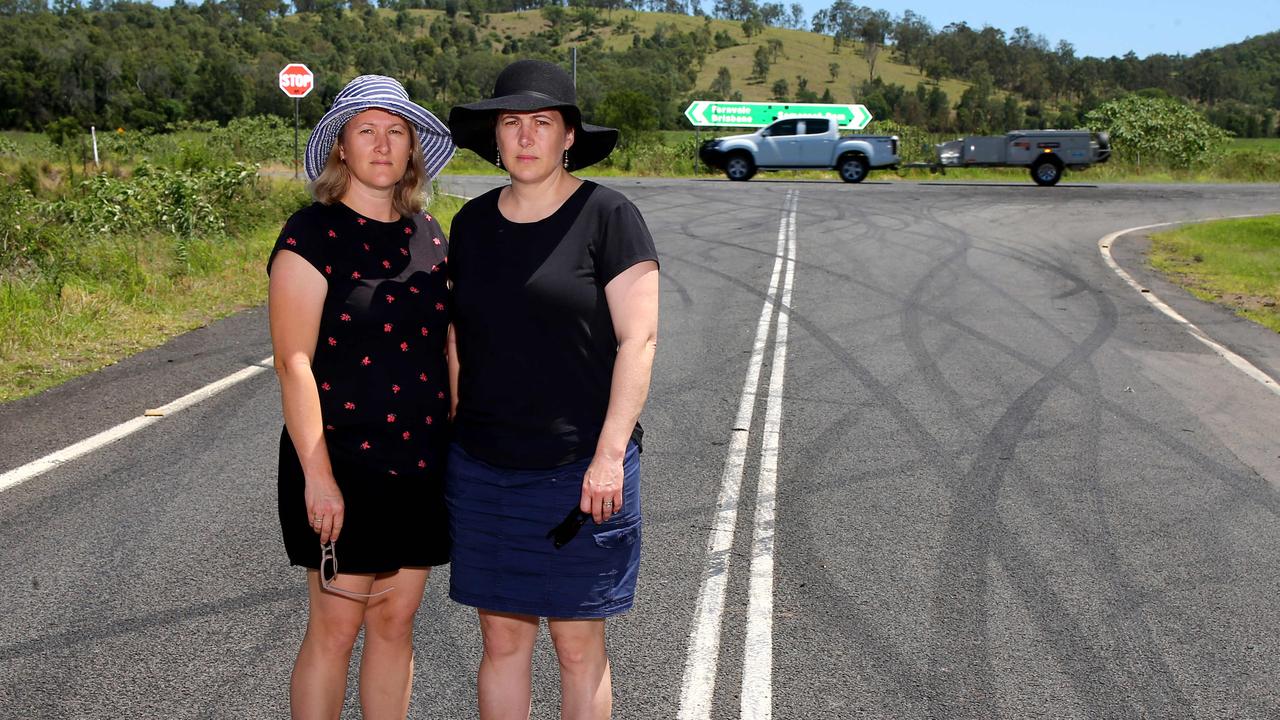 Dundas locals Danielle and Kylie and other locals in the area are unhappy police are not willing to do anything about the hooning that goes on in their area on weekends. Picture David Clark