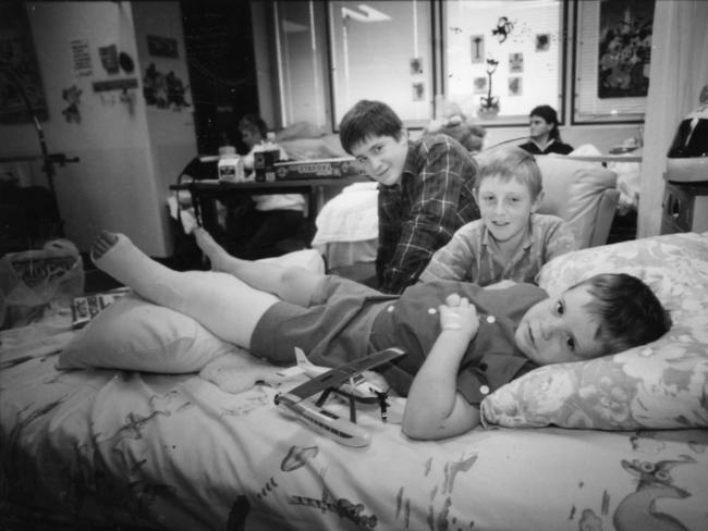 Young patients at Adelaide Children’s Hospital (now the Women’s and Children’s Hospital) in 1993.