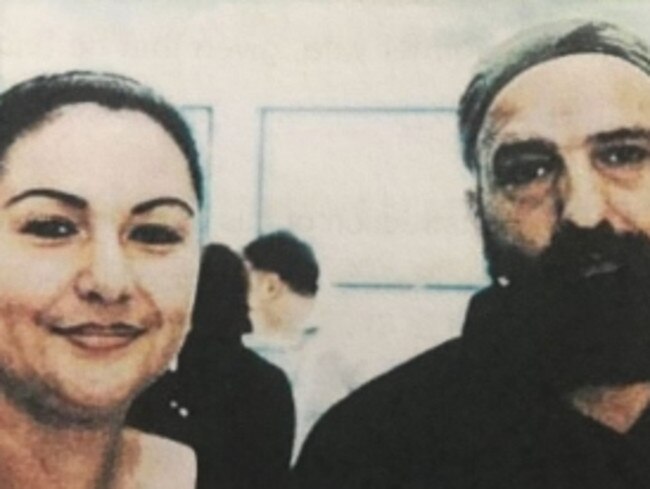 Droudis and Monis days before the stabbing murder. Picture: NSW Supreme Court