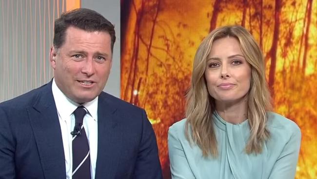 Karl Stefanovic and Allison Langdon on the Today show. Picture: Supplied