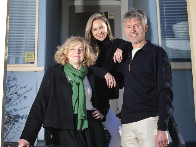 The team behind the family-run business Smitten Merino, Holly Bowden, centre with her parents Nicola and Carl Mason Picture: LUKE BOWDEN