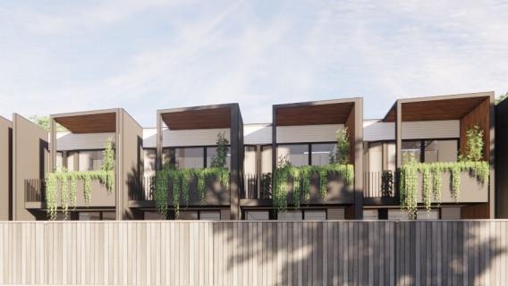 What it could look like ... plans for townhouses have been lodged with Wingecarribee Shire Council.