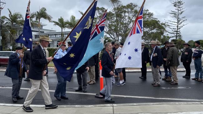 Anzac Day in Byron Bay. Picture: Savannah Pocock