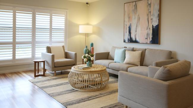 The family area in the open-plan living space.