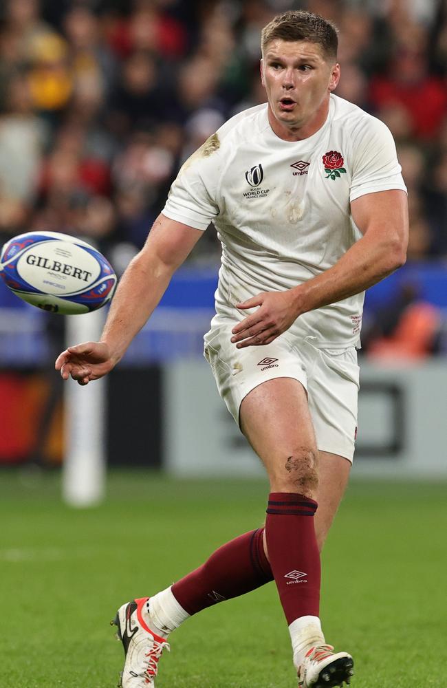 Son of the Lions’ coach, Owen Farrell, has been snubbed. Picture: David Rogers/Getty Images