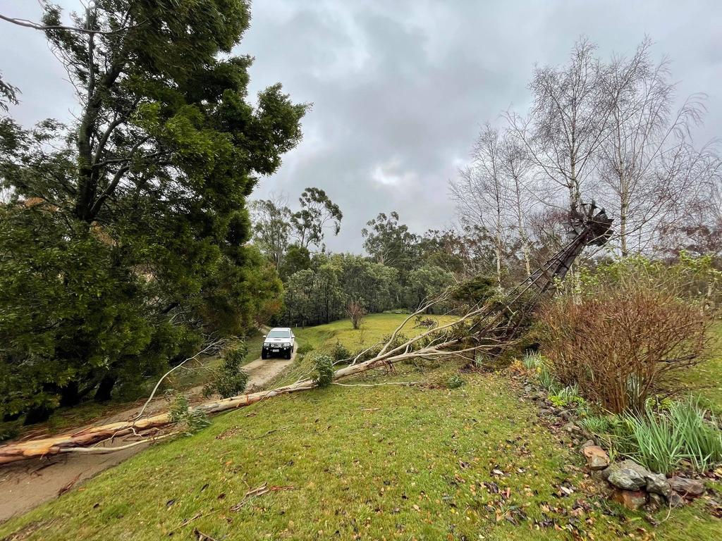 Burke and Wills Track, Benloch, after wild storms. Picture: Zoe Phillips