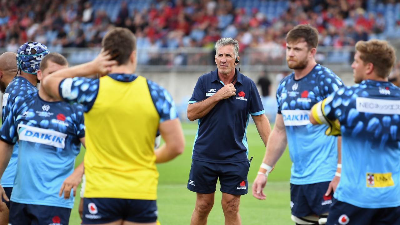 Waratahs head coach Rob Penney (C) has united with Australia’s three other Super Rugby coaches to discuss significant rule changes.