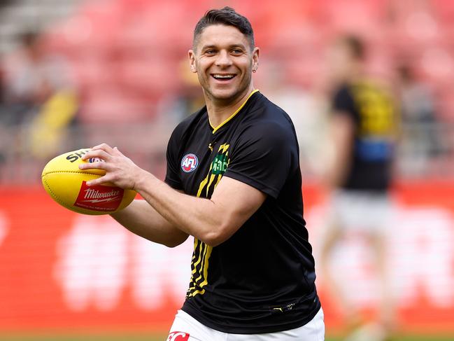 Dion Prestia produced his biggest SuperCoach score since the 2019 preliminary final. Picture: Michael Willson/AFL Photos via Getty Images