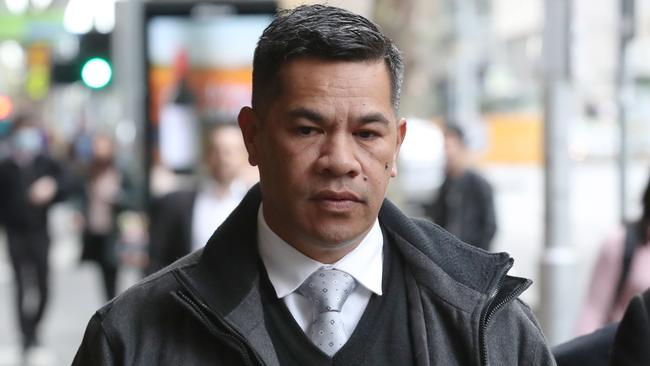 Connect Logistics manager Simiona Tuteru is facing manslaughter charges over the Eastern Freeway tragedy that killed four police officers. Picture: NCA NewsWire / David Crosling