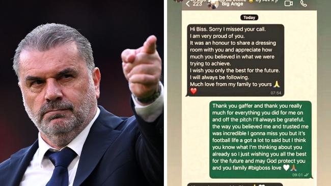 Ange Postecoglou was well liked by his players. Photo: Instagram.