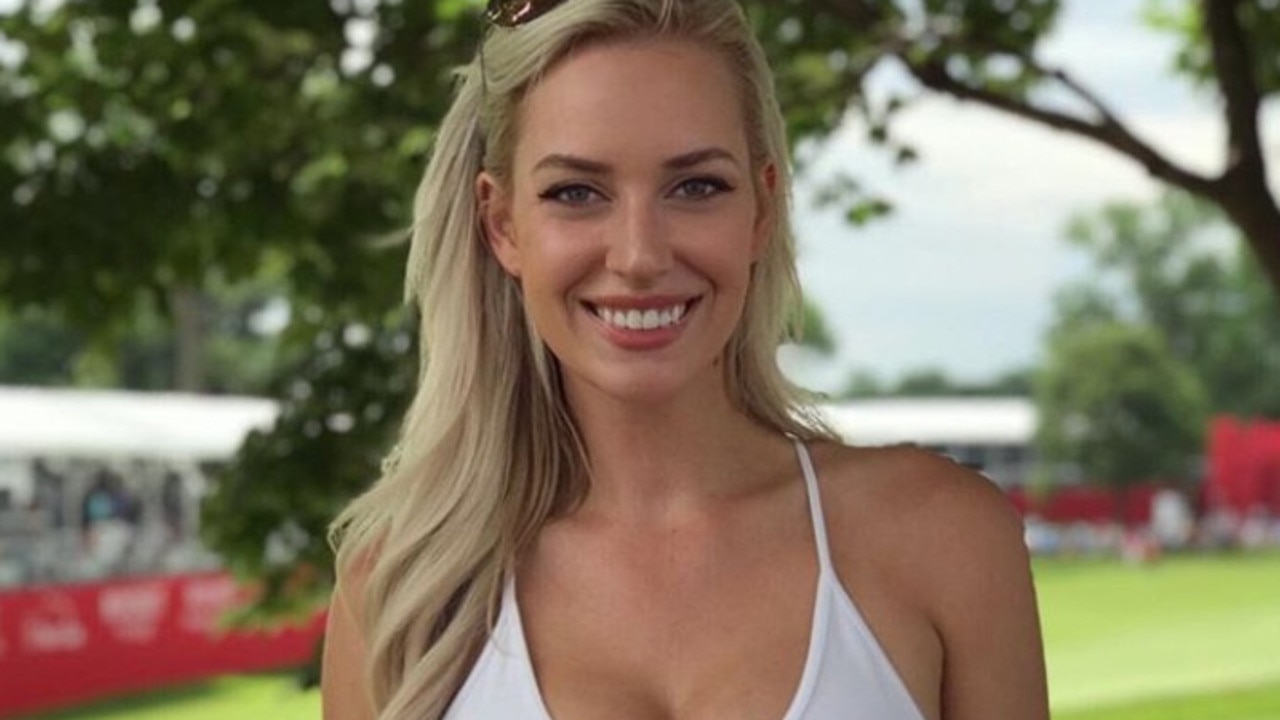 Paige Spiranac wears a sexy green dress at Augusta National as she shares  her picks for The Masters