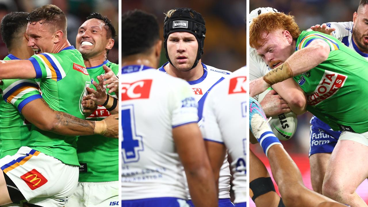 Canberra Raiders defeat the Bulldogs.