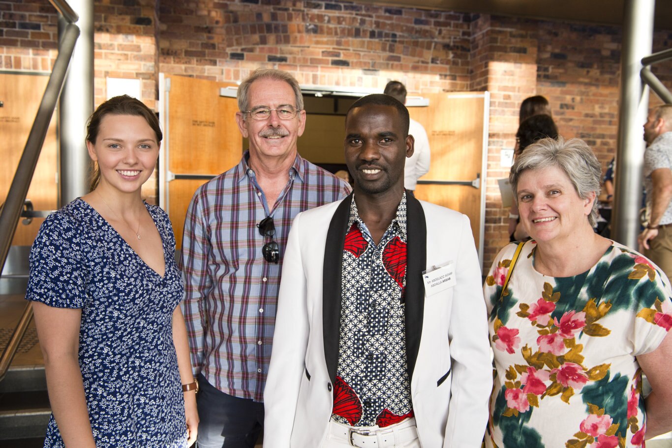 Supporting new citizen Abdelaziz Arbab (second, from right) are (from left) Laura Ayles, Ian Black and Anne Smith at the Toowoomba Regional Council Australian Citizenship Ceremony at The Annex, Friday, October 18, 2019. Picture: Kevin Farmer