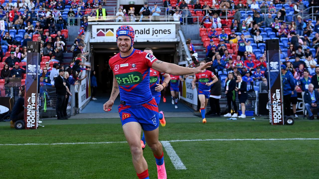 Kalyn Ponga may have done enough to keep the No.1 Maroons jersey after a stellar performance against the Titans. Picture: NRL Imagery.