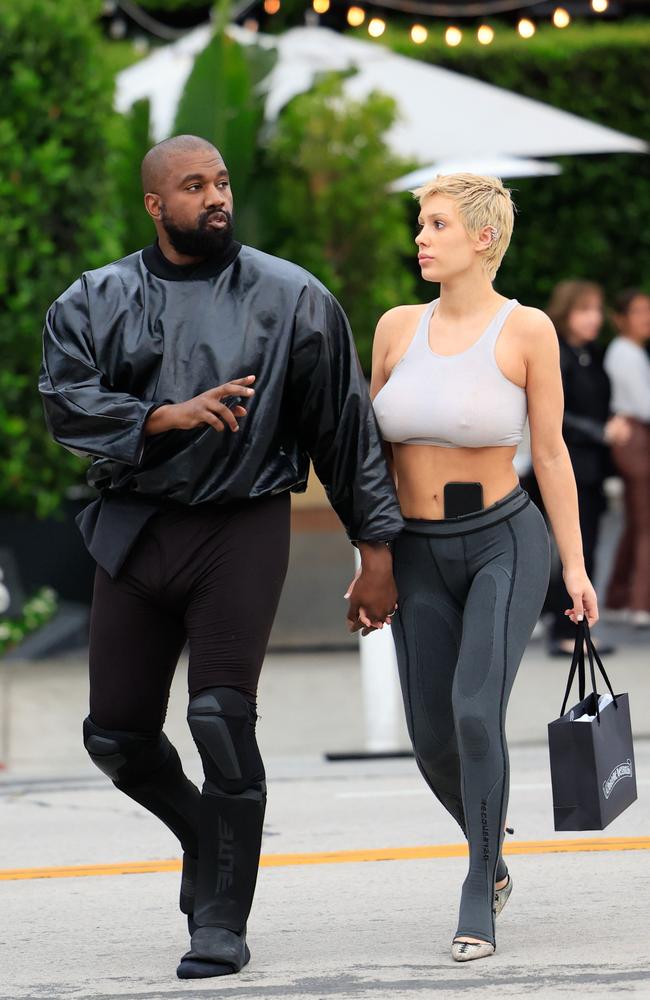 Kanye and Bianca step out in 2023. Picture: Rachpoot/Bauer-Griffin/GC Images