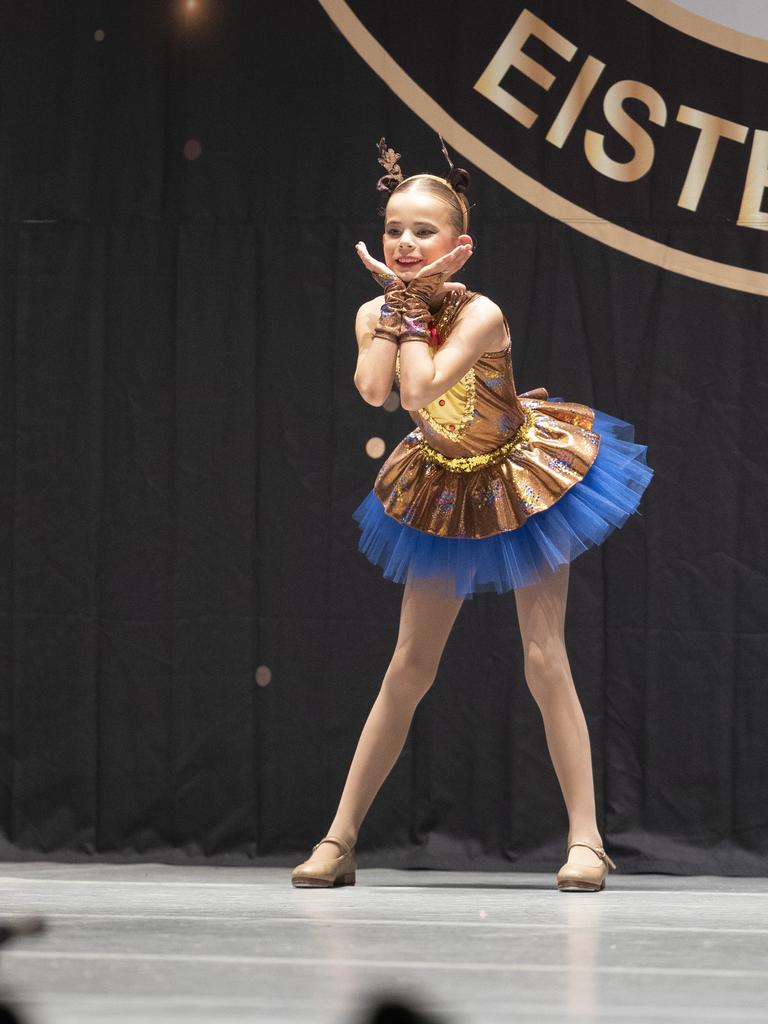 Southern Tasmanian Dancing Eisteddfod, Mila Mcphie (JDW) during the 8 Years Restricted Tap Solo at Wrest Point. Picture: Chris Kidd