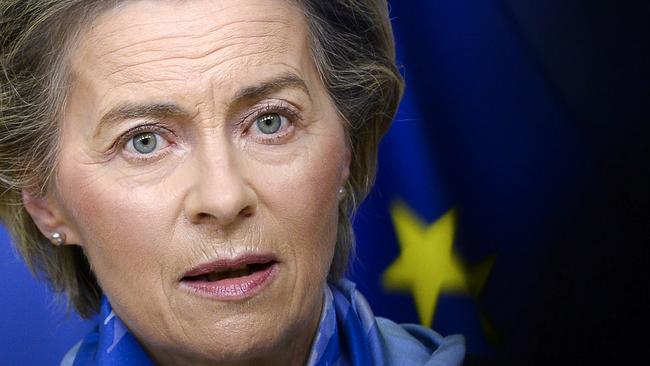 European Commission President Ursula von der Leyen. Picture: AFP