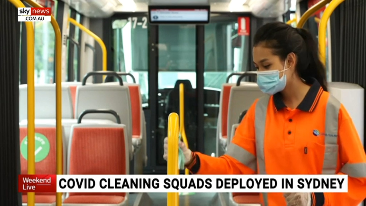 COVID-cleaning squads deployed across Sydney