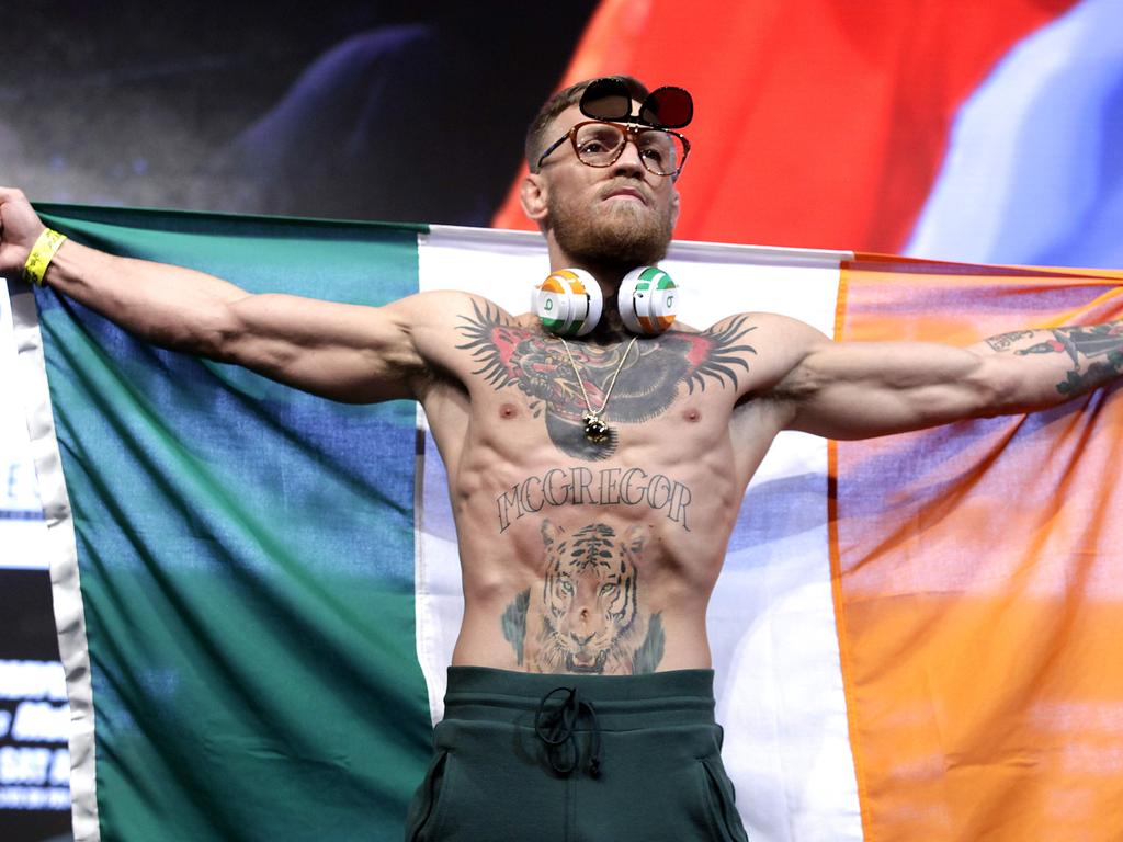 Conor McGregor was a no show. Picture: AFP PHOTO / John GURZINSKI