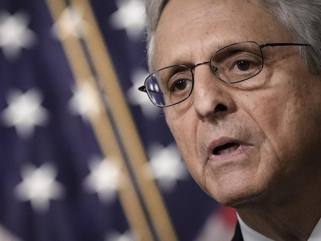 US Attorney-General Merrick Garland. Picture: Drew Angerer/Getty Images/AFP