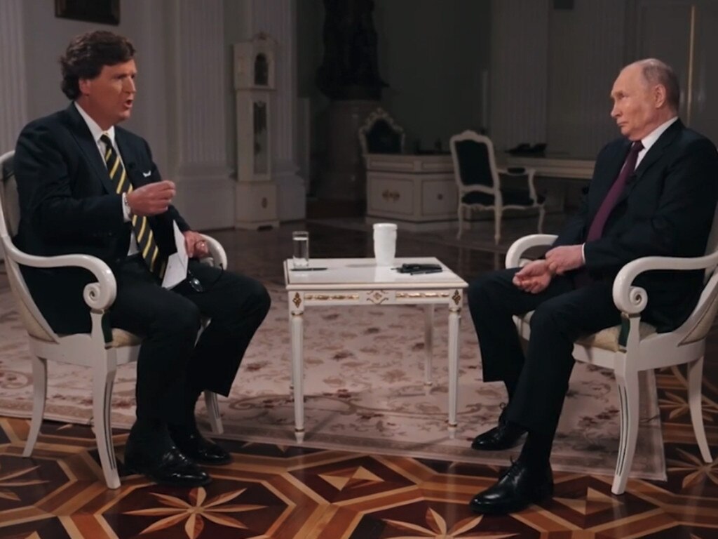 ‘Is this serious?’: Putin controls Tucker chat