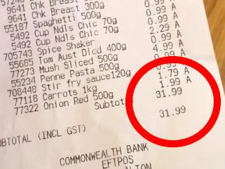 Aldi receipt reveals $35 grocery hack