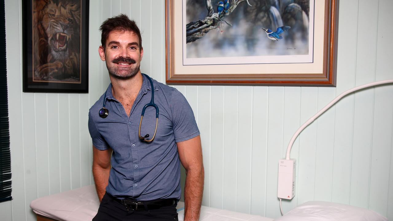 Dr Matt Barber from Stonewall Medical Centre is Brisbane has been treating trans patients for five years and sees between 2-300 a year. Around 10 to 15 per cent are children. Picture David Clark