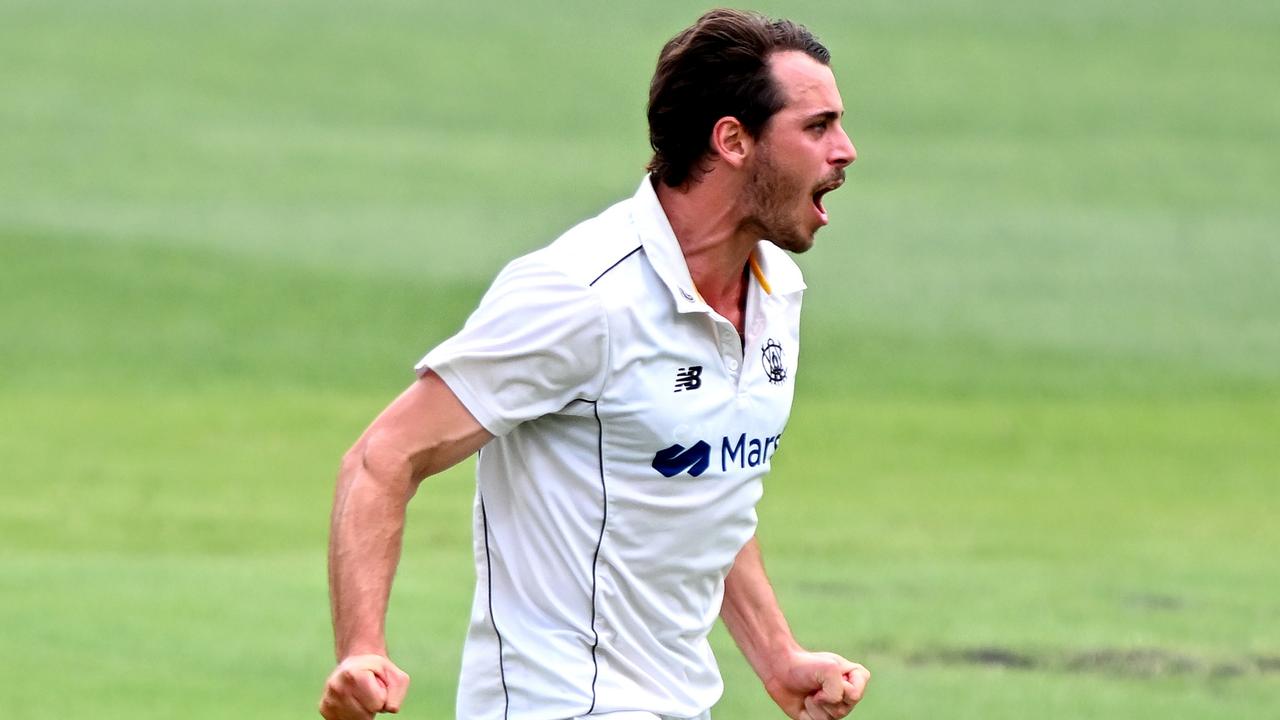 Lance Morris has enjoyed a standout Sheffield Shield campaign. Picture: Bradley Kanaris/Getty Images