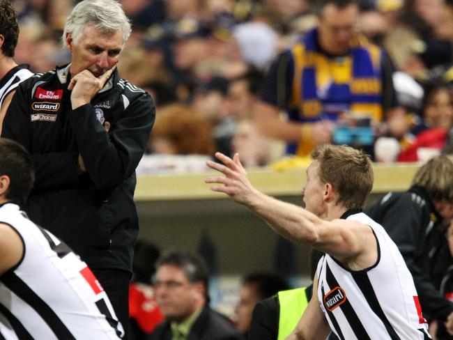 Mick Malthouse says Nathan Buckley knew when to retire. 