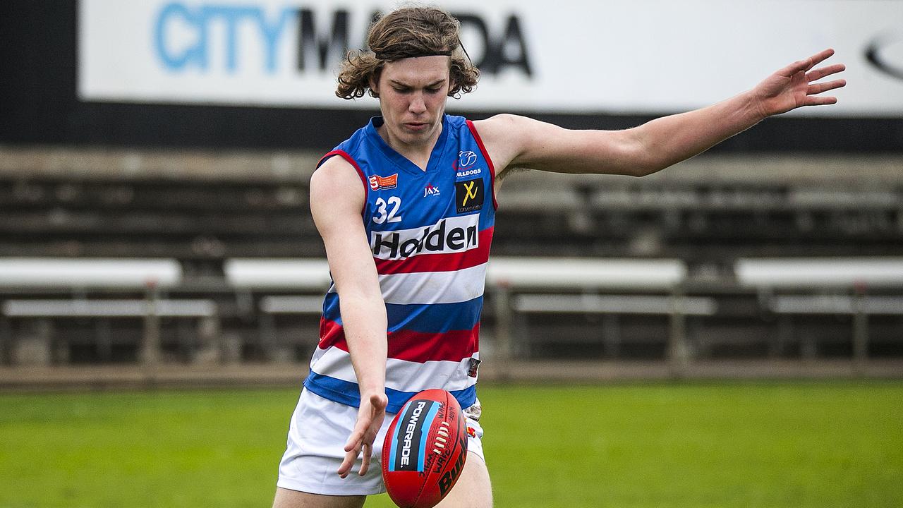 Central District's Saxon Evans will feature in the Bulldogs’ SANFL under-18 season-opener against North Adelaide. Picture: Peter Argent