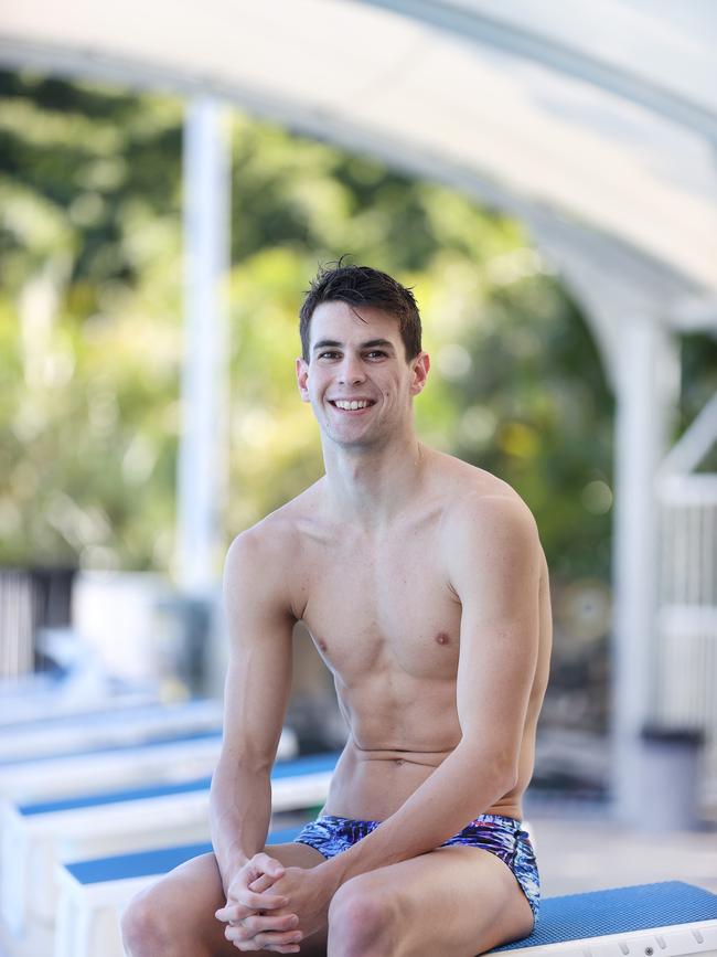 Newcomer Tom Neill, 18, will be on the Australian Olympic Swimming Team. Pics Tara Croser.