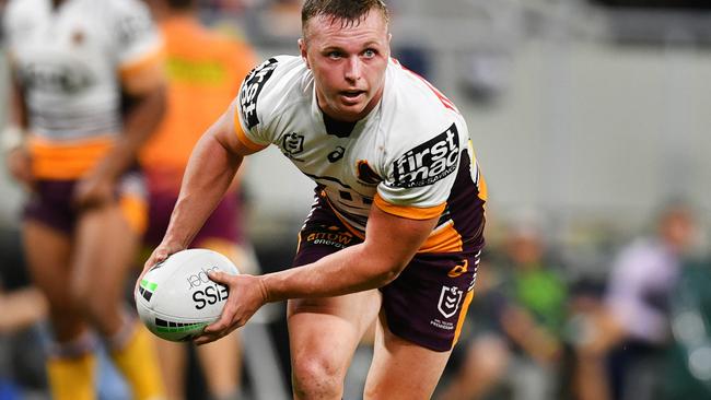 Jake Turpin is in danger of losing his Broncos’ No. 9 jumper to understudy Cory Paix.