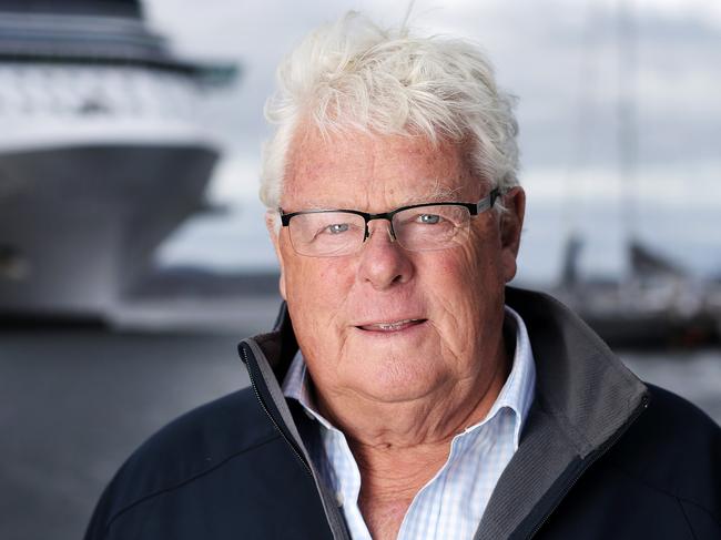 Tasmanian tourism identity and long-time TT-Line board member Simon Currant has warned against choosing anything other than a monohull ship to replace the Spirit of Tasmania ferries. Picture: LUKE BOWDEN