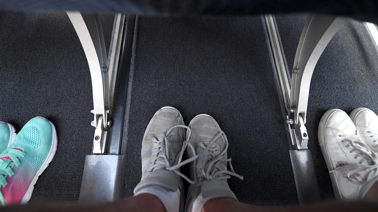 An aviation expert has listed what shoes should be worn on a plane.