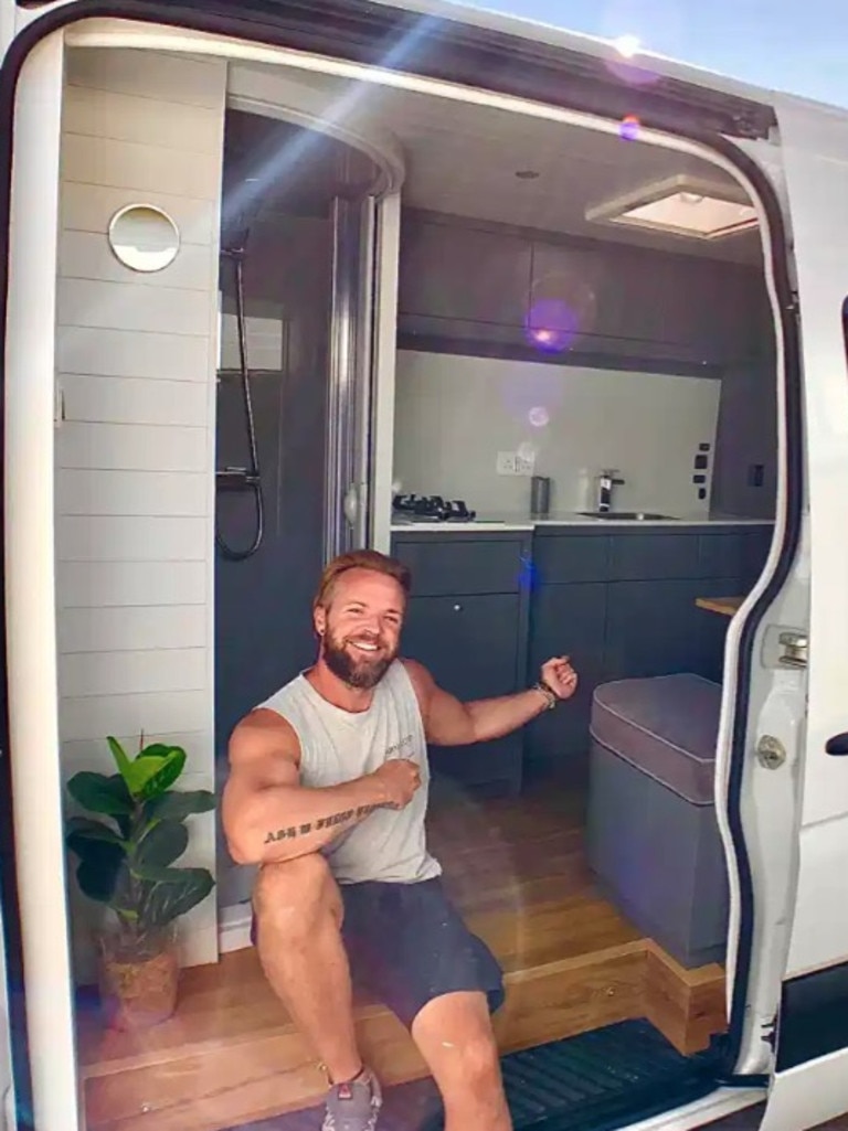 Daryl’s latest creation is the second van he has adapted. Picture: Triangle News