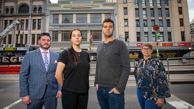 The former Yooralla building on Flinders Street was another proposed site for the second safe injecting facility. Picture: Mark Stewart