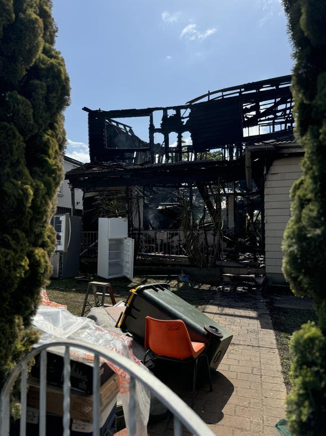 A Merrylands house has been gutted by a ‘suspicious’ fire. Picture: Amaani Siddeek