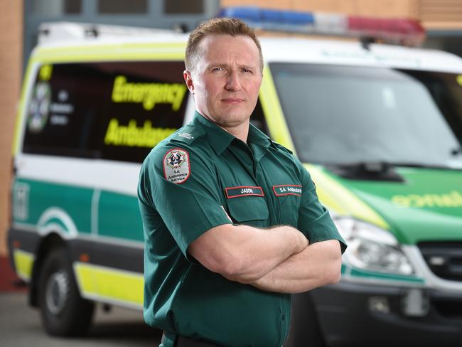 SA Ambulance Service chief executive Jason Killens. Picture Roger Wyman