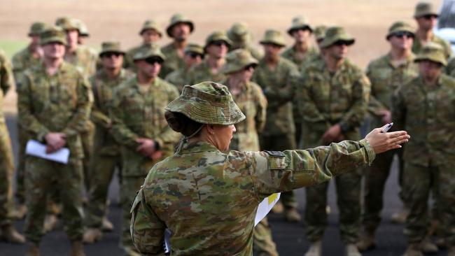 Army reservists are faced with “hostility” and “discrimination”, a new report has found. (AAP Image/Danny Casey)