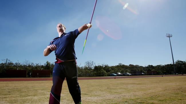 Queensland javelin thrower Josh Robinson. Picture: Tim Marsden