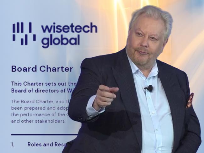 WiseTech founder and executive chair Richard White