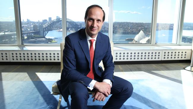 AMP chief executive Francesco De Ferrari. Picture: Britta Campion