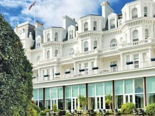 The Grand Hotel in Eastbourne.