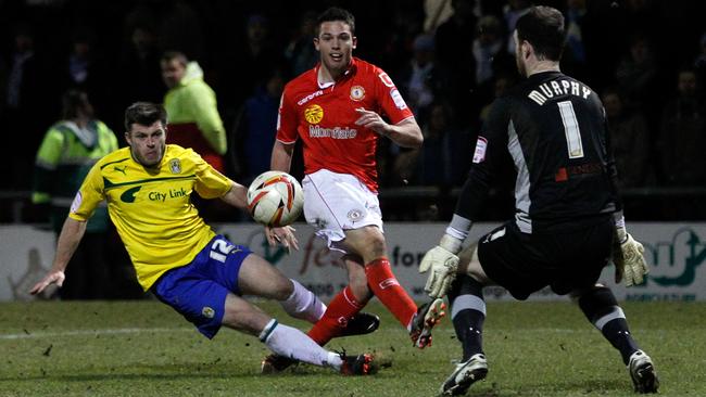 Bradden Inman in action for former club Crewe Alexandra. Picture: Paul Thomas/Getty Images