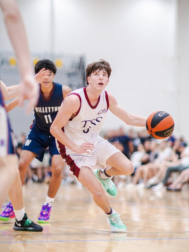 The Southport School player Ben Tweedy during the Basketball Australia School Championships. Picture: Taylor Earnshaw