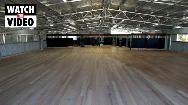 Glendemar Merinos new shearing shed bird's eye view