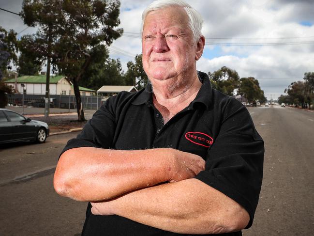 Taxi driver Gary O'Brien sees positive aspects in the trial of a cashless welfare card in Kalgoorlie, WA. Picture: Colin Murty/The Australian